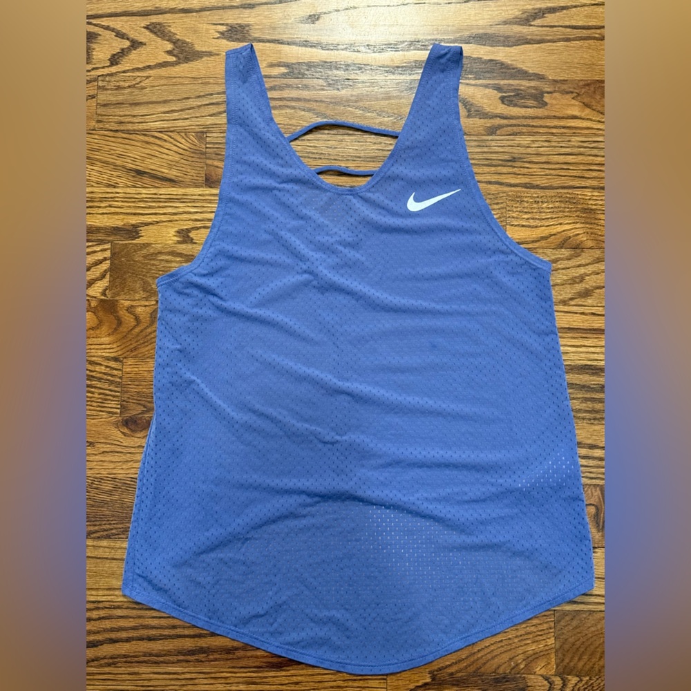 Nike Perforated Purple Sports Tank Top